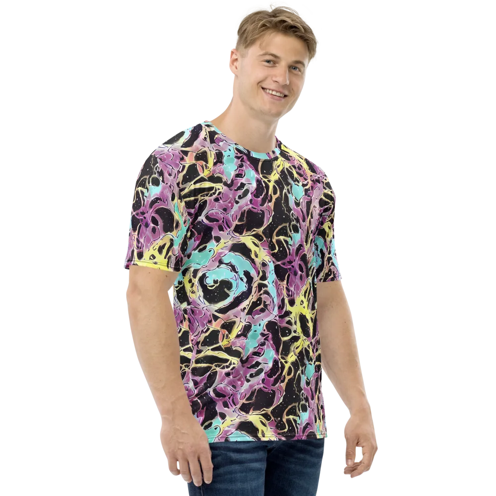 Dreams in Orbit on Men's Crew Neck T-Shirt — Right