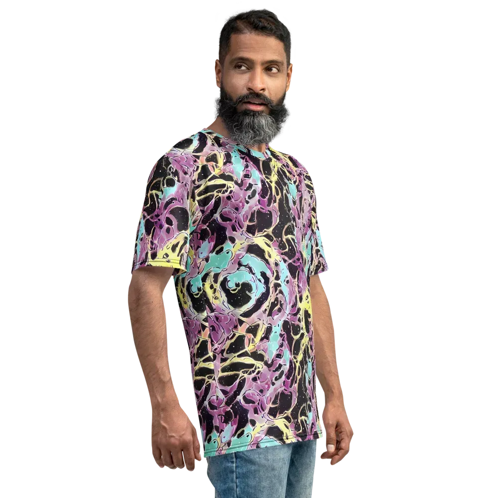 Dreams in Orbit on Men's Crew Neck T-Shirt — Right