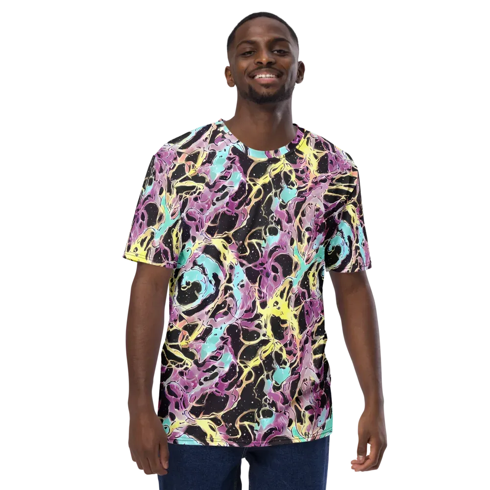 Dreams in Orbit on Men's Crew Neck T-Shirt — Front