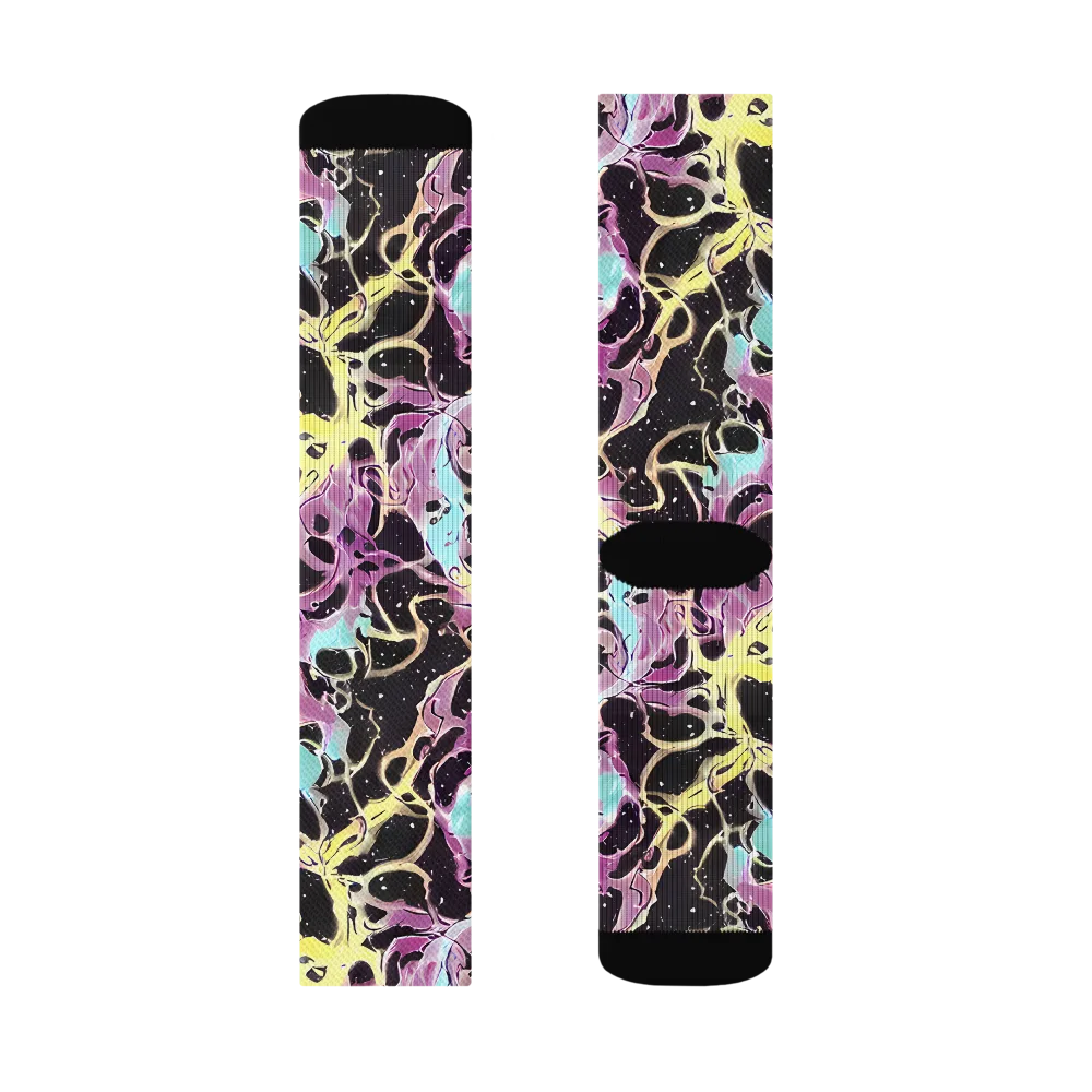 Dreams in Orbit on Socks — Right Sock