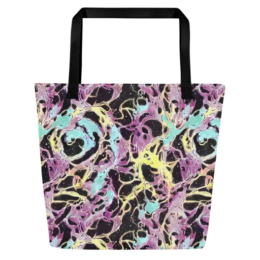 Dreams in Orbit on a Large Tote Bag W/ Pocket