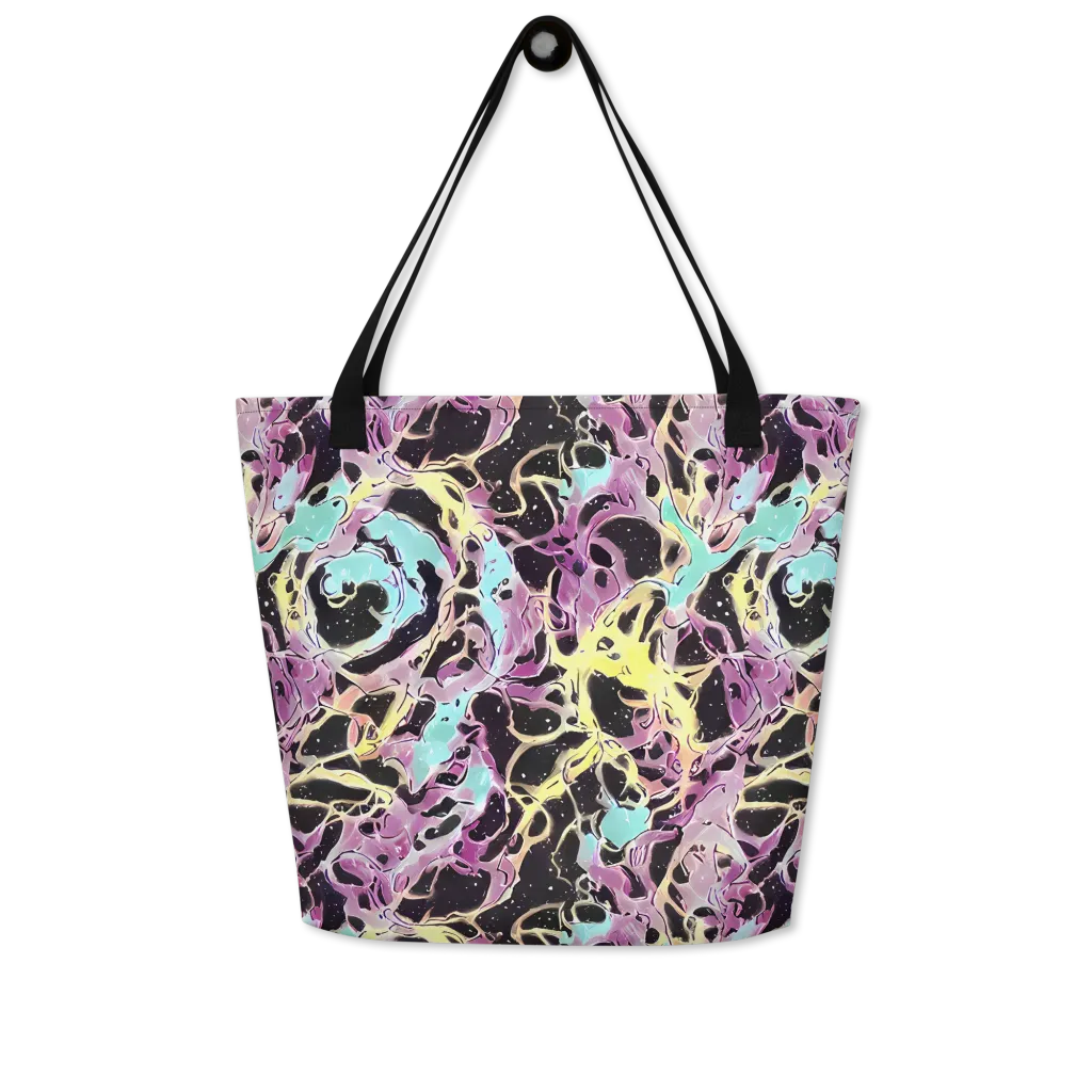 Dreams in Orbit on Large Tote Bag W/ Pocket — Front