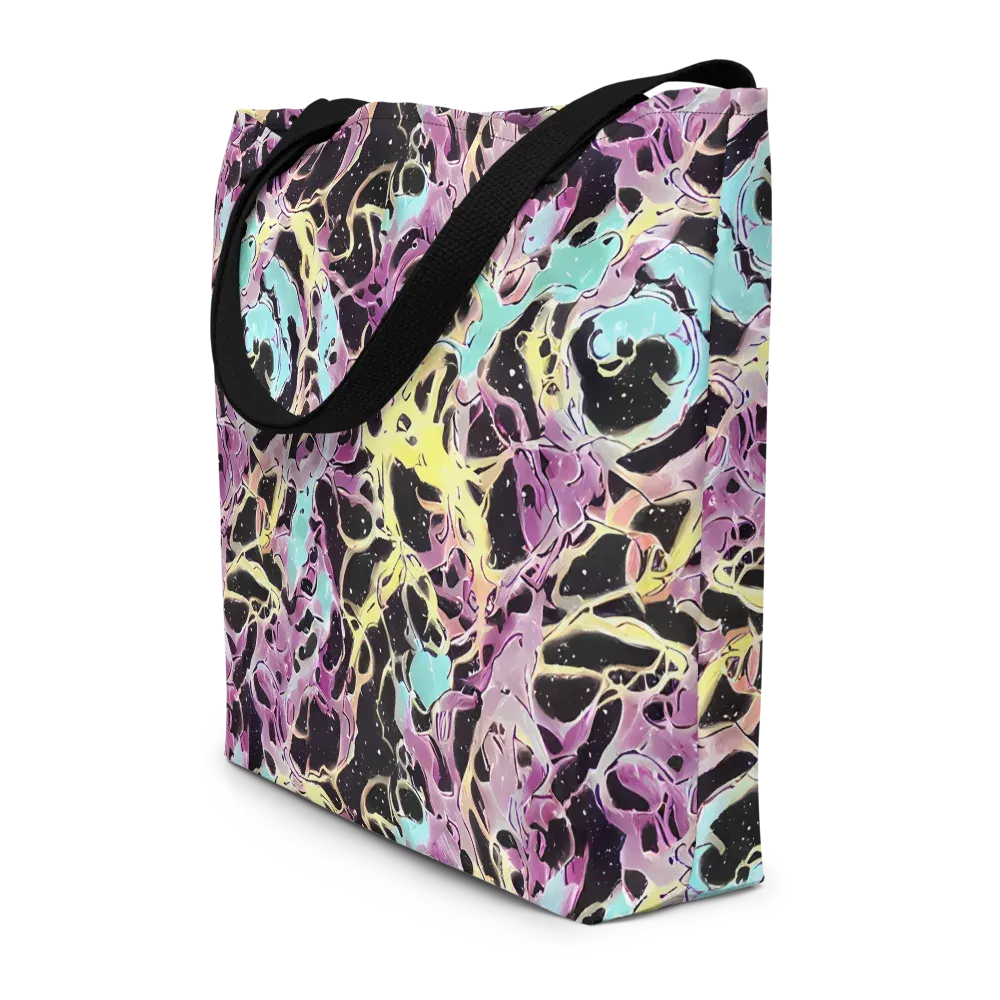 Dreams in Orbit on Large Tote Bag W/ Pocket — Front