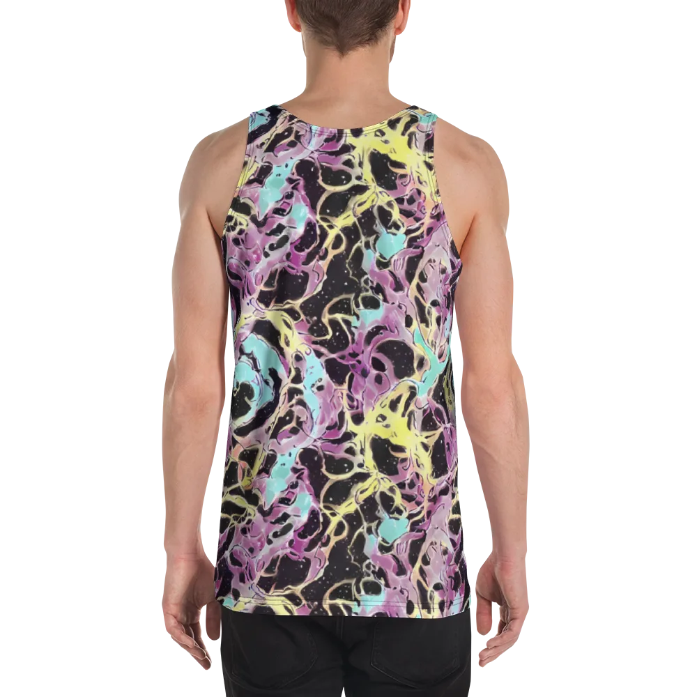 Dreams in Orbit on Men's Tank Top — Back