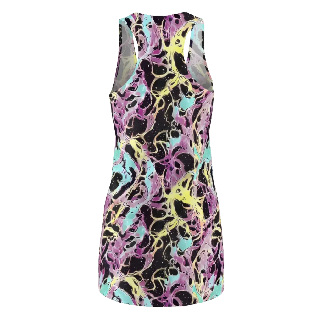 Dreams in Orbit on Racerback Dress — Back