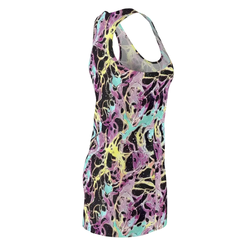 Dreams in Orbit on Racerback Dress — Back Side