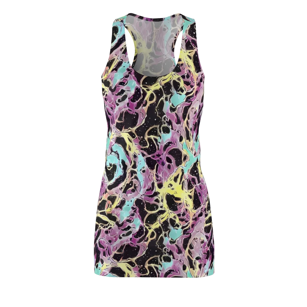 Dreams in Orbit on Racerback Dress — Front