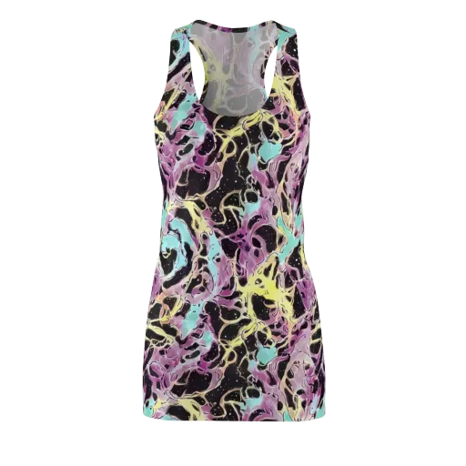 Dreams in Orbit on a Racerback Dress