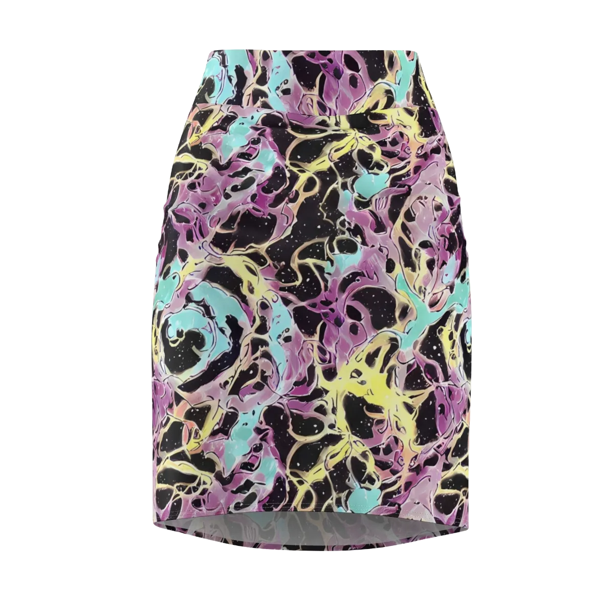 Dreams in Orbit on Pencil Skirt — Front