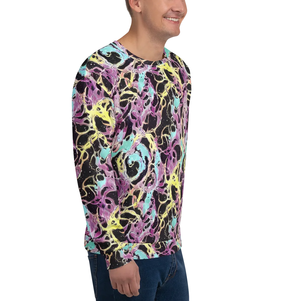 Dreams in Orbit on Sweatshirt — Right Front