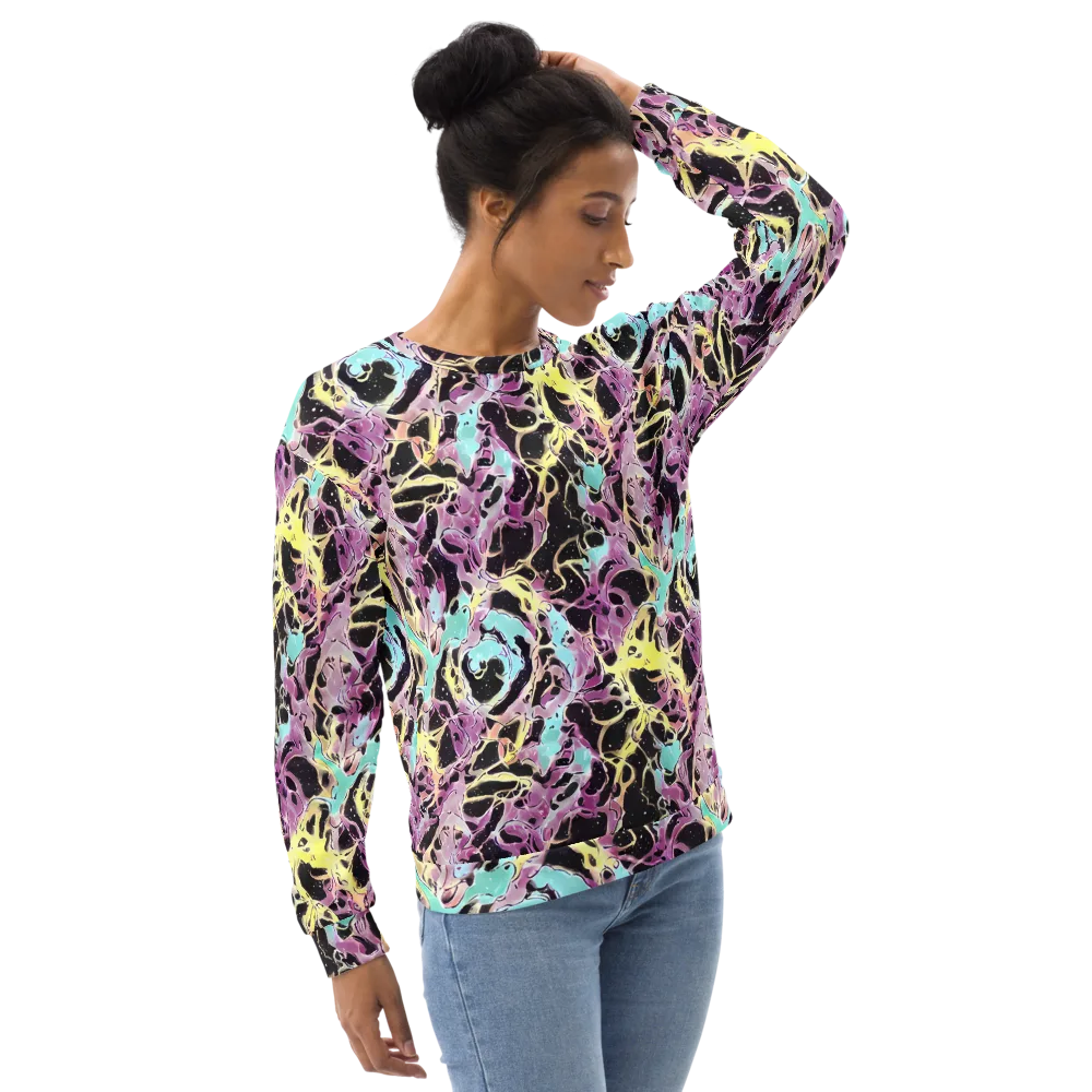 Dreams in Orbit on Sweatshirt — Right Front