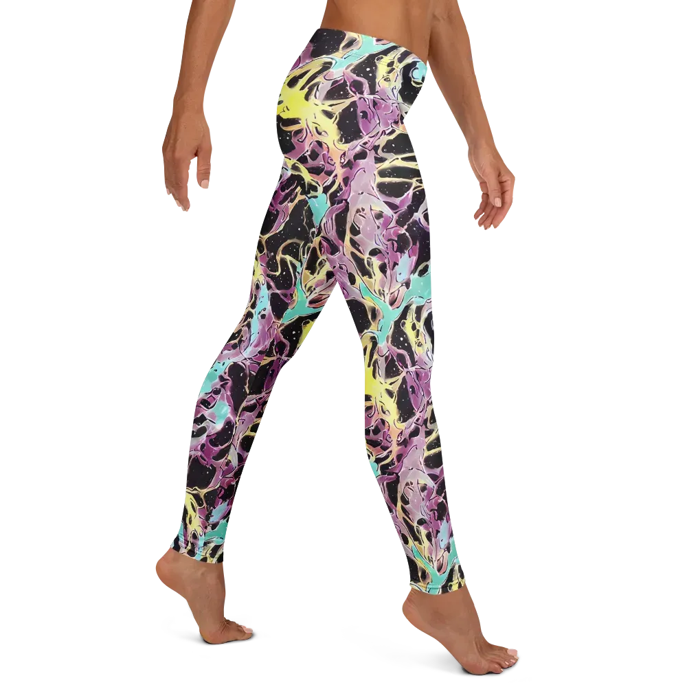 Dreams in Orbit on Leggings — Right