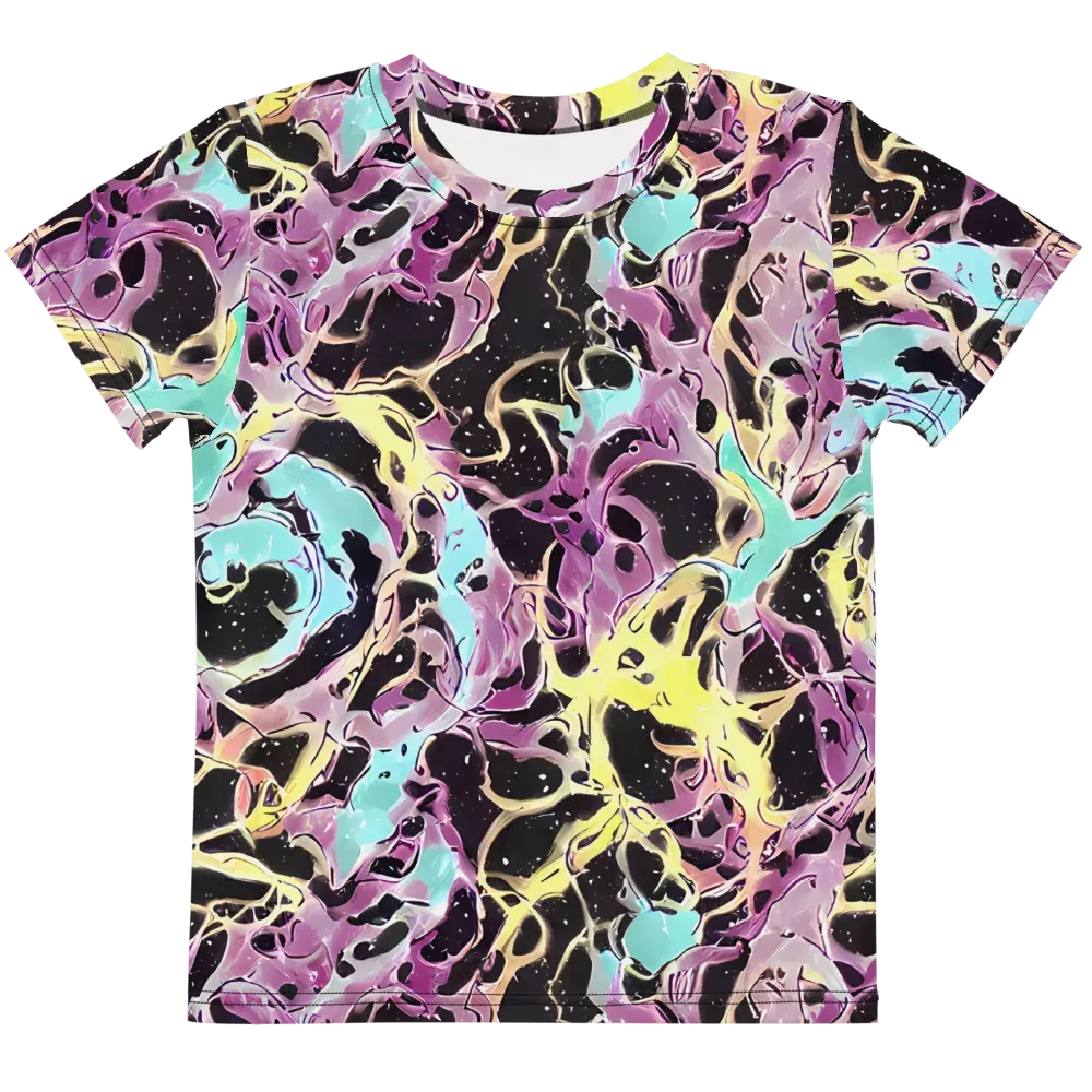Dreams in Orbit on Kids Crew Neck T-Shirt — Front