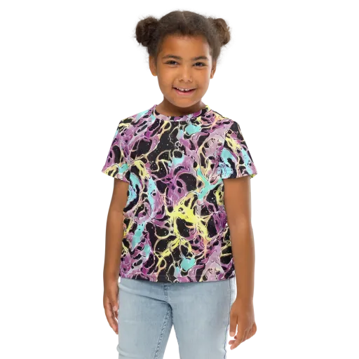 Dreams in Orbit on a Kids Crew Neck T-Shirt