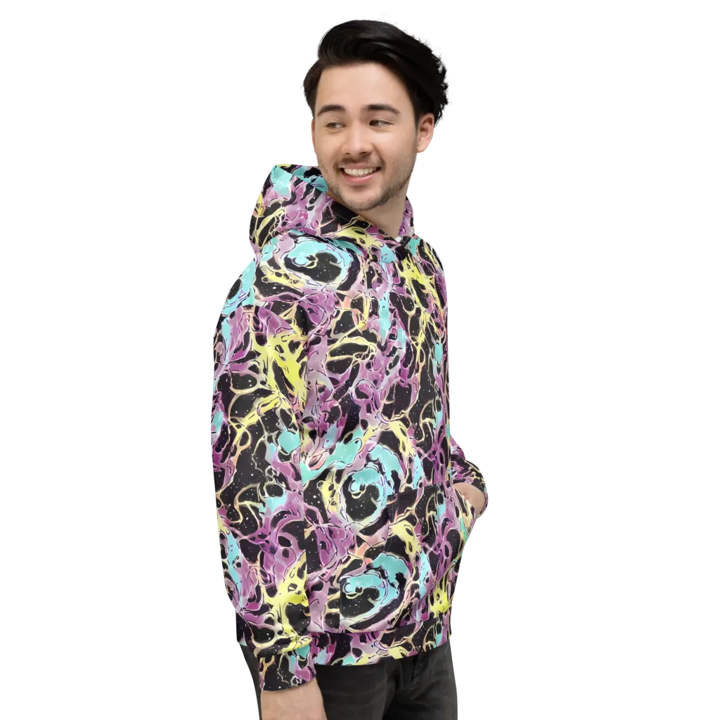 Dreams in Orbit on Hoodie — Right