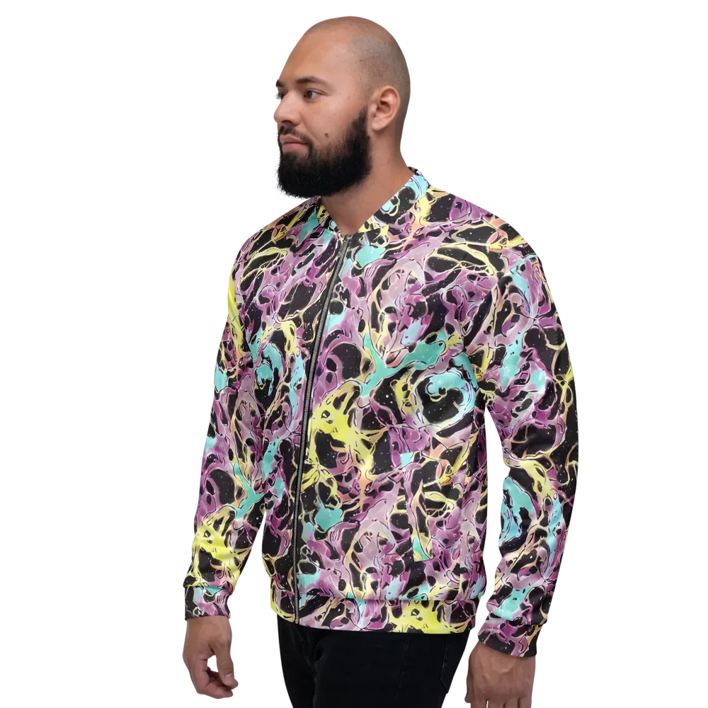 Dreams in Orbit on Bomber Jacket — Left