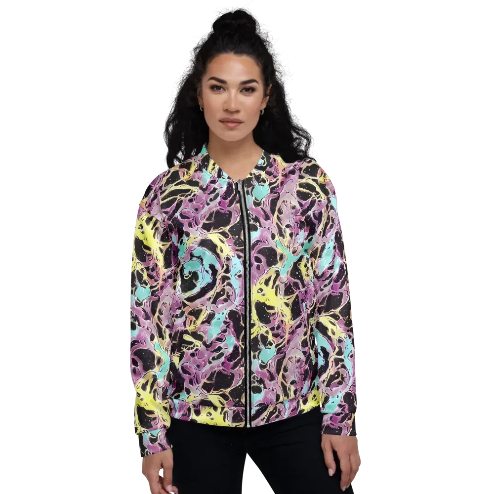 Dreams in Orbit on Bomber Jacket — Front