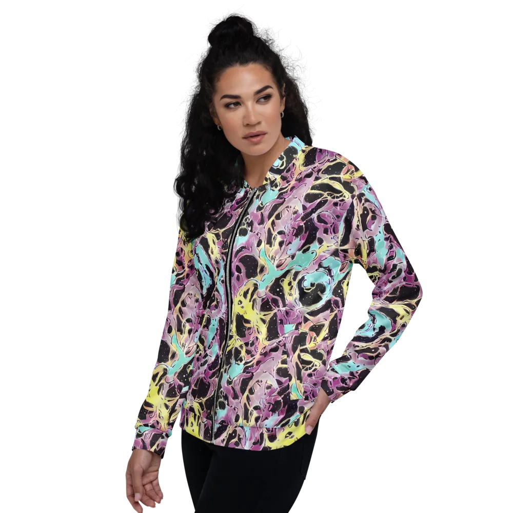 Dreams in Orbit on Bomber Jacket — Left