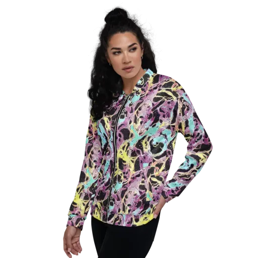 Dreams in Orbit on a Bomber Jacket