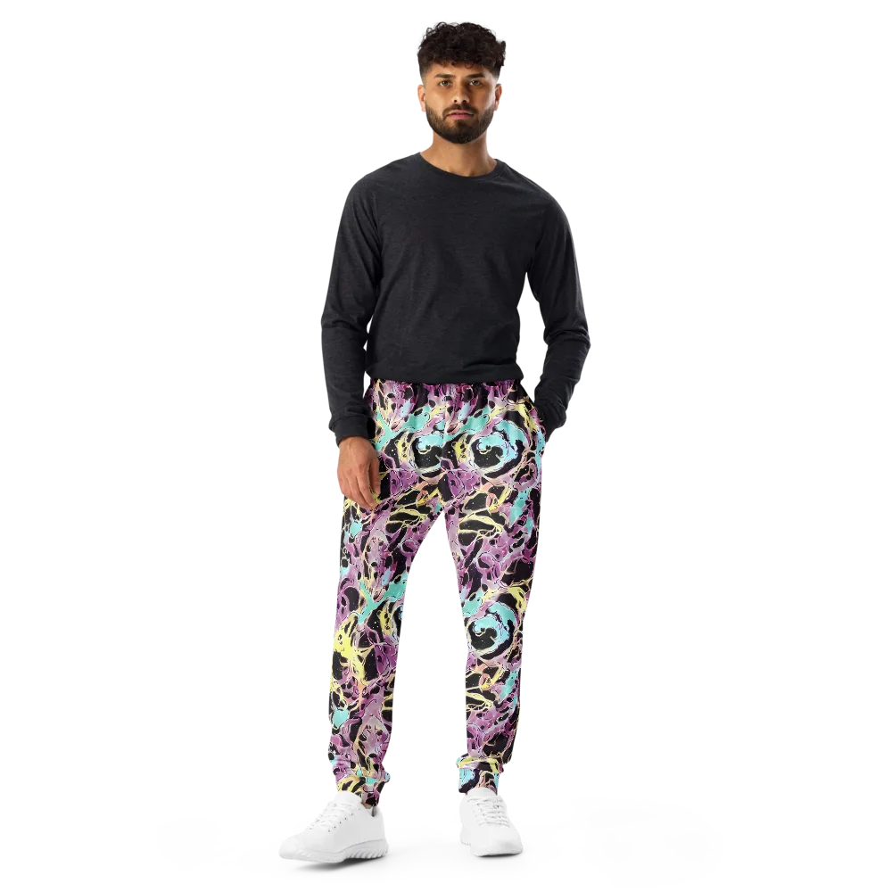 Dreams in Orbit on Men's Joggers — Front