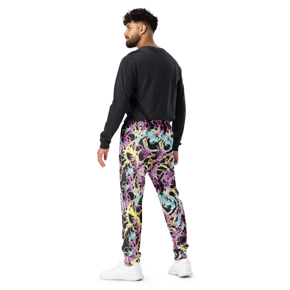 Dreams in Orbit on Men's Joggers — Back
