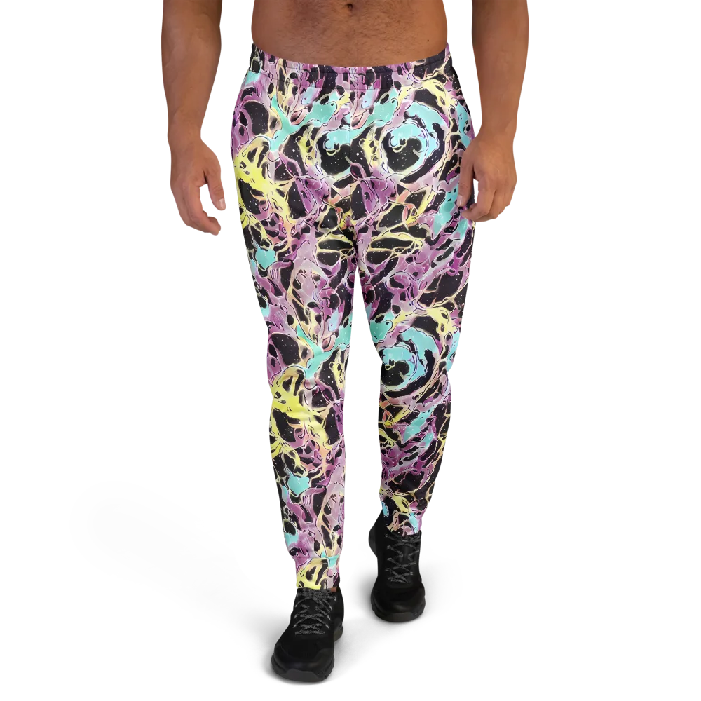 Dreams in Orbit on Men's Joggers — Front