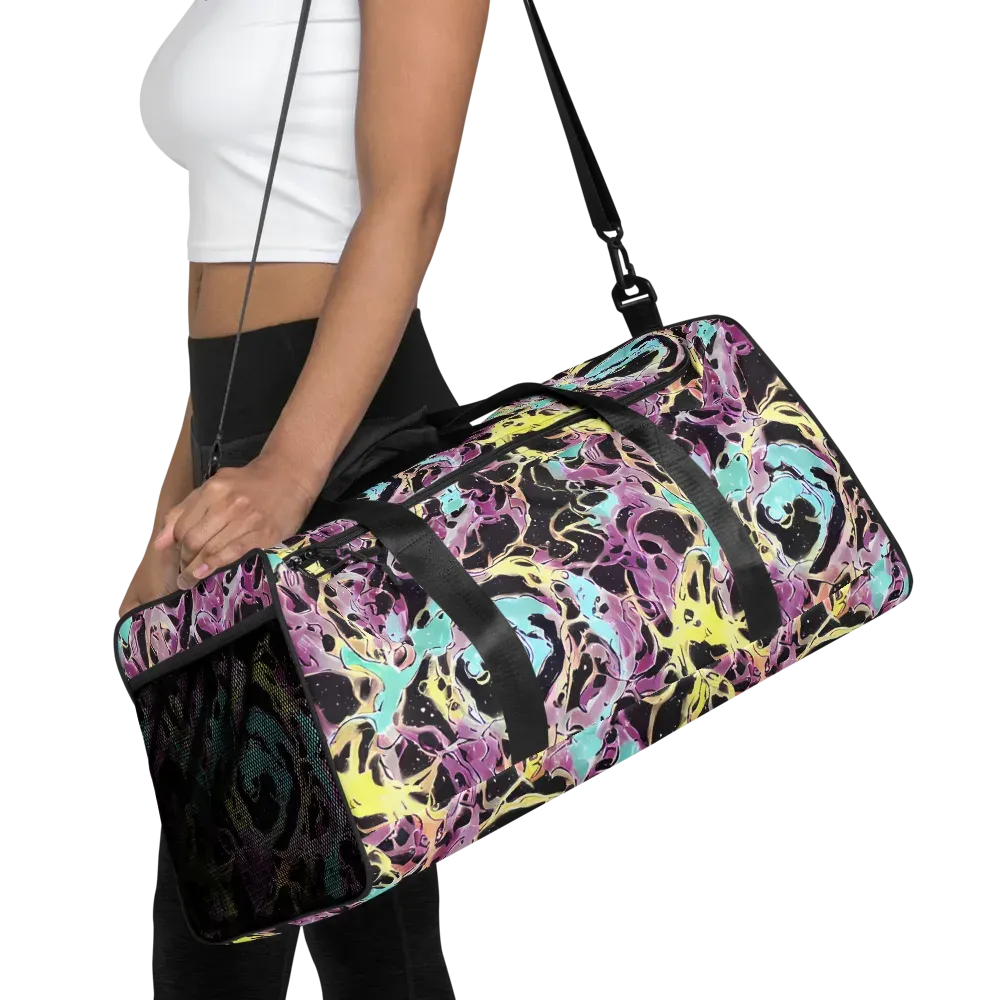 Dreams in Orbit on Duffle Bag — Front
