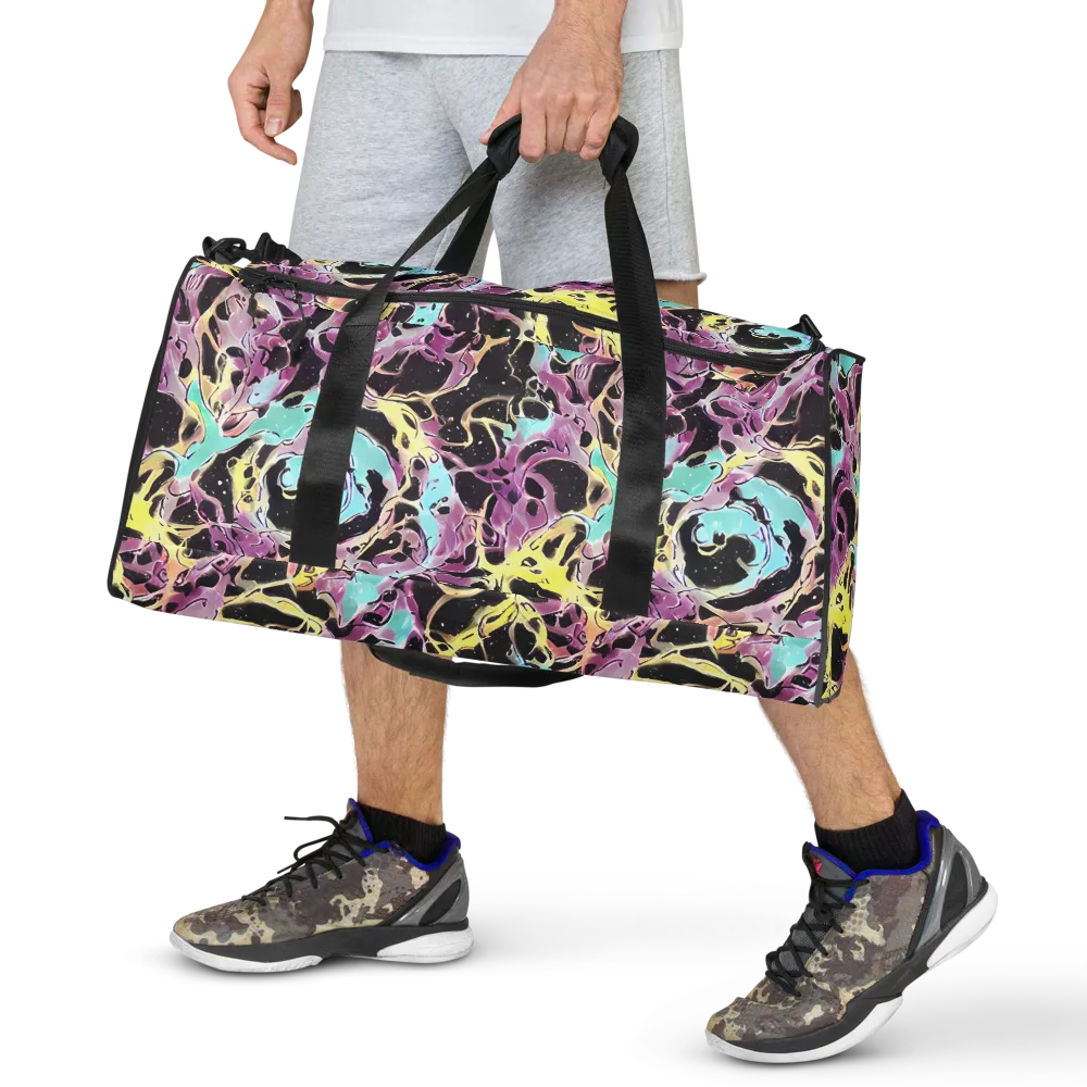 Dreams in Orbit on Duffle Bag — Front