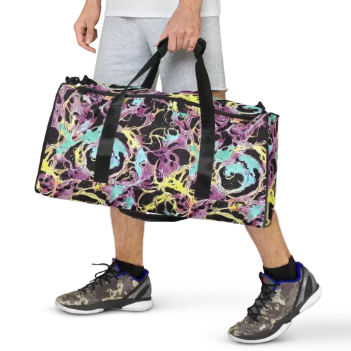 Dreams in Orbit on a Duffle Bag