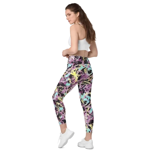 Dreams in Orbit on a Leggings with Pockets