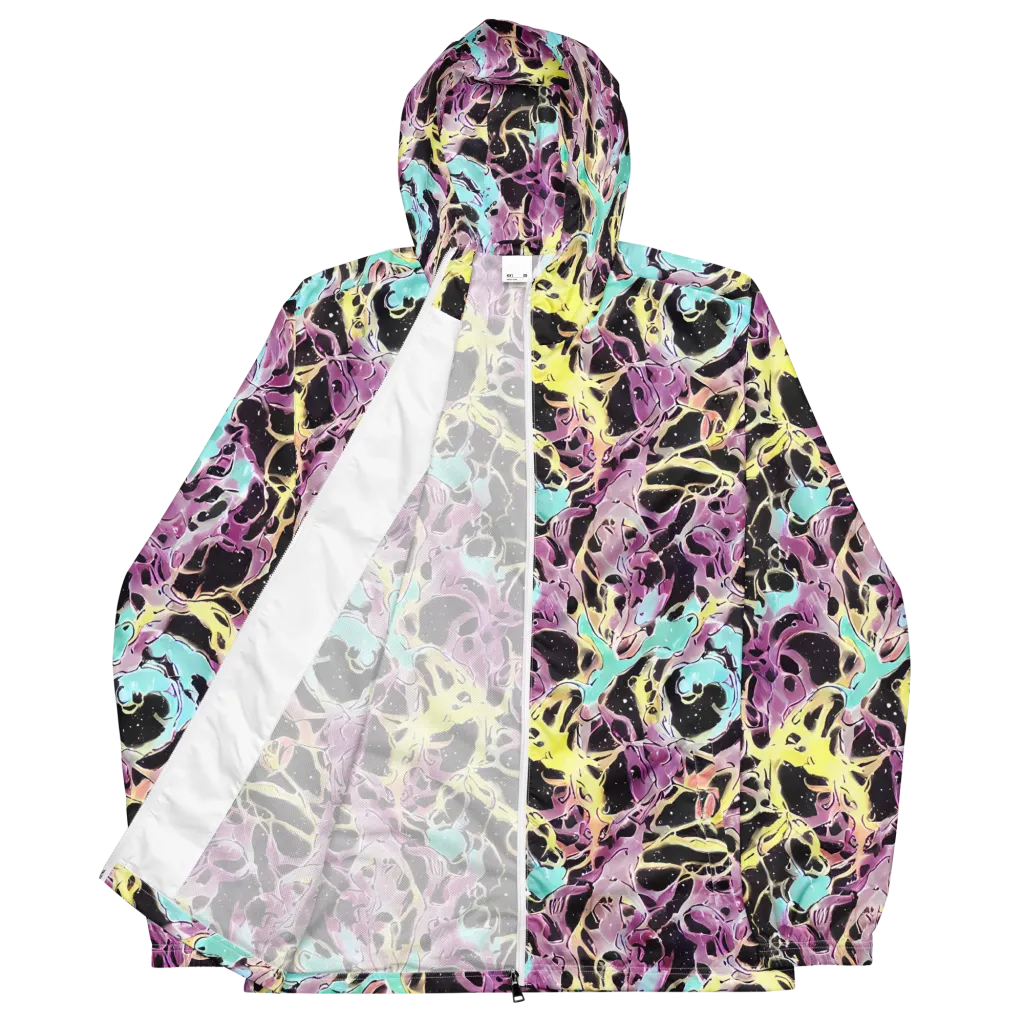 Dreams in Orbit on Men's Windbreaker — Front