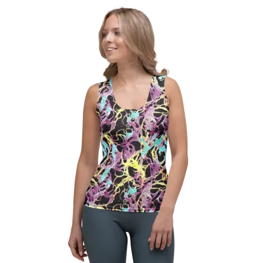 Dreams in Orbit on a Women's Tank Top