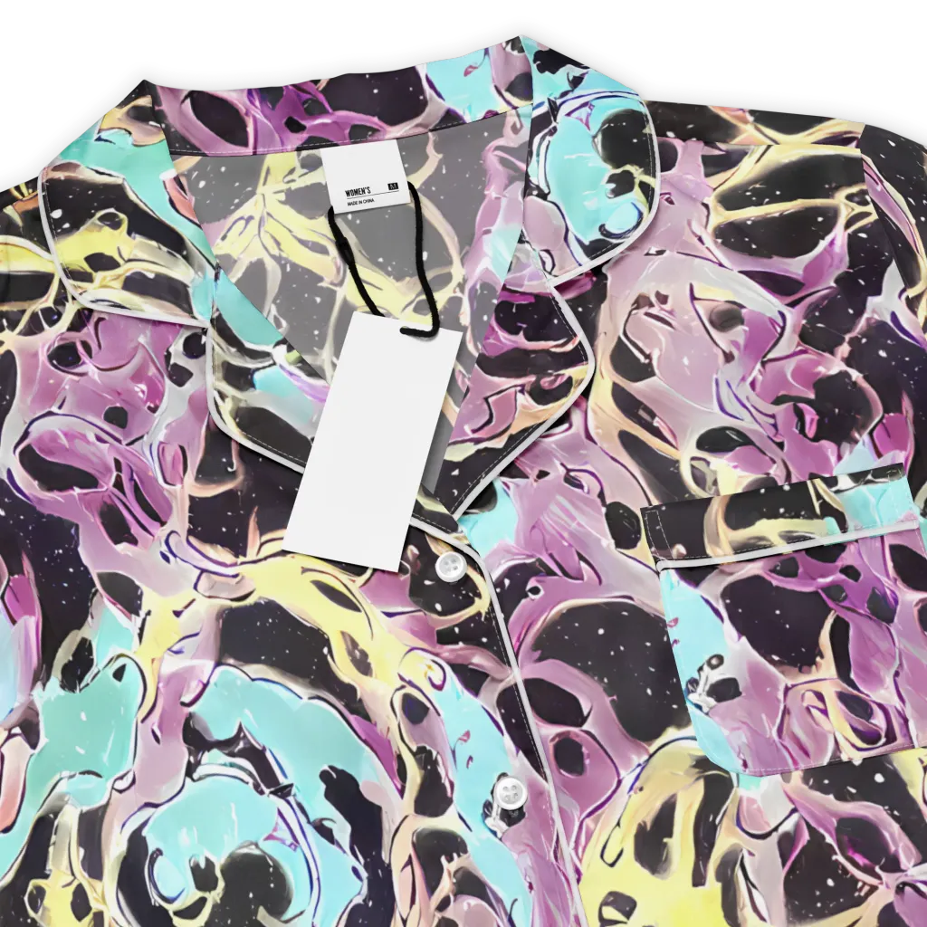 Dreams in Orbit on Women's Short Sleeve Pajama Top — Product details