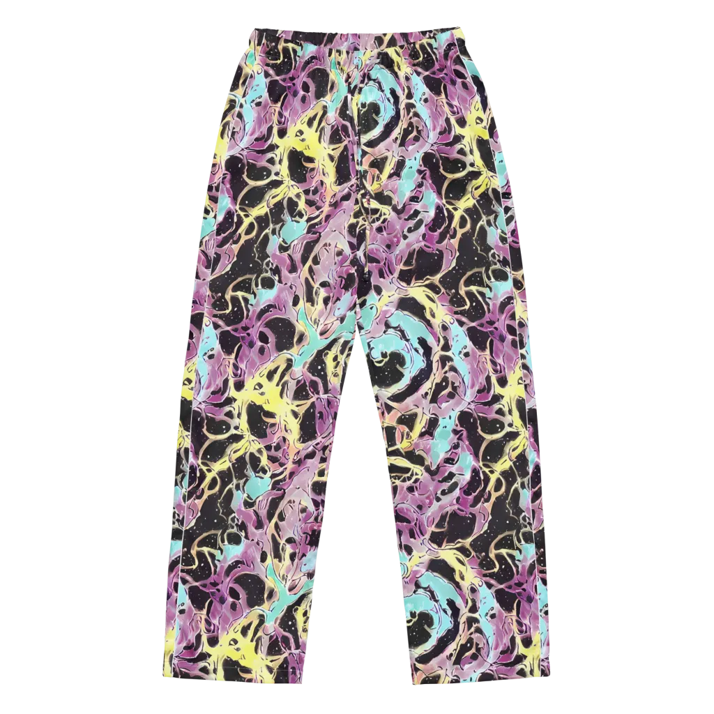Dreams in Orbit on Women's Pajama Pants — Front