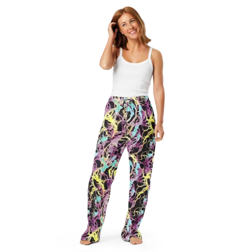 Dreams in Orbit on a Women's Pajama Pants