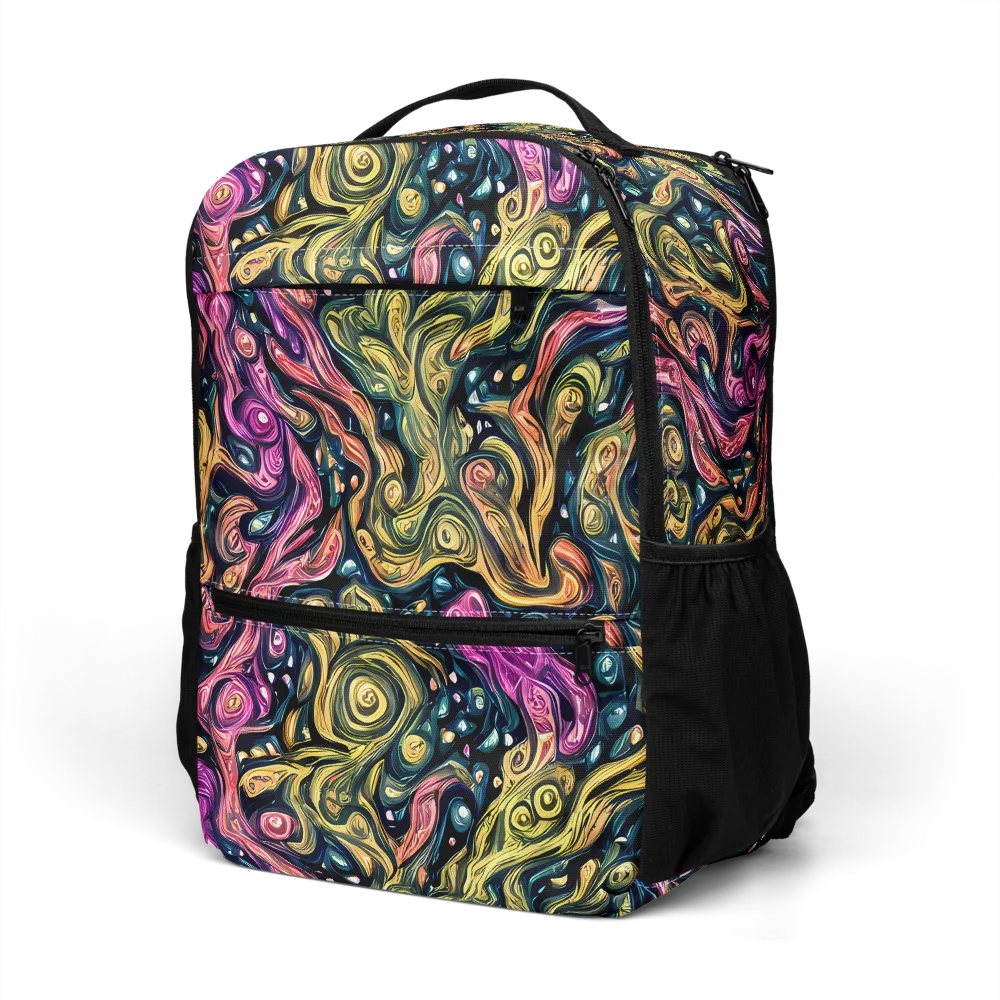 Prismatic Currents on Utility Backpack — Left Front