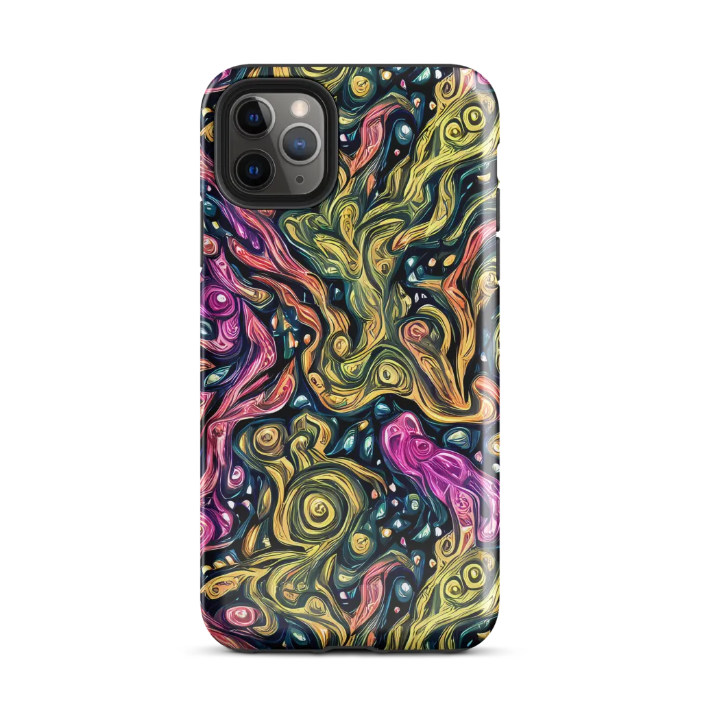 Prismatic Currents on Tough Case for iPhone® — Front