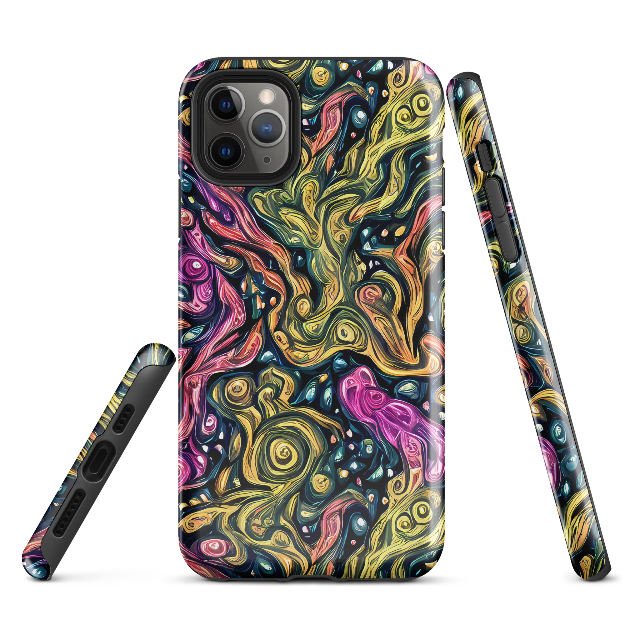 Prismatic Currents on Tough Case for iPhone® — Front