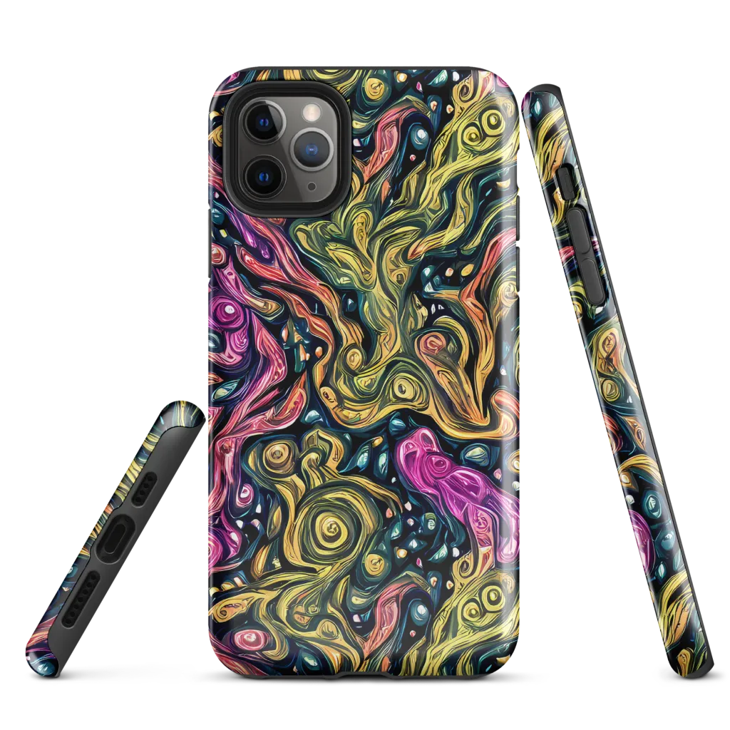 Prismatic Currents on Tough Case for iPhone® — Front