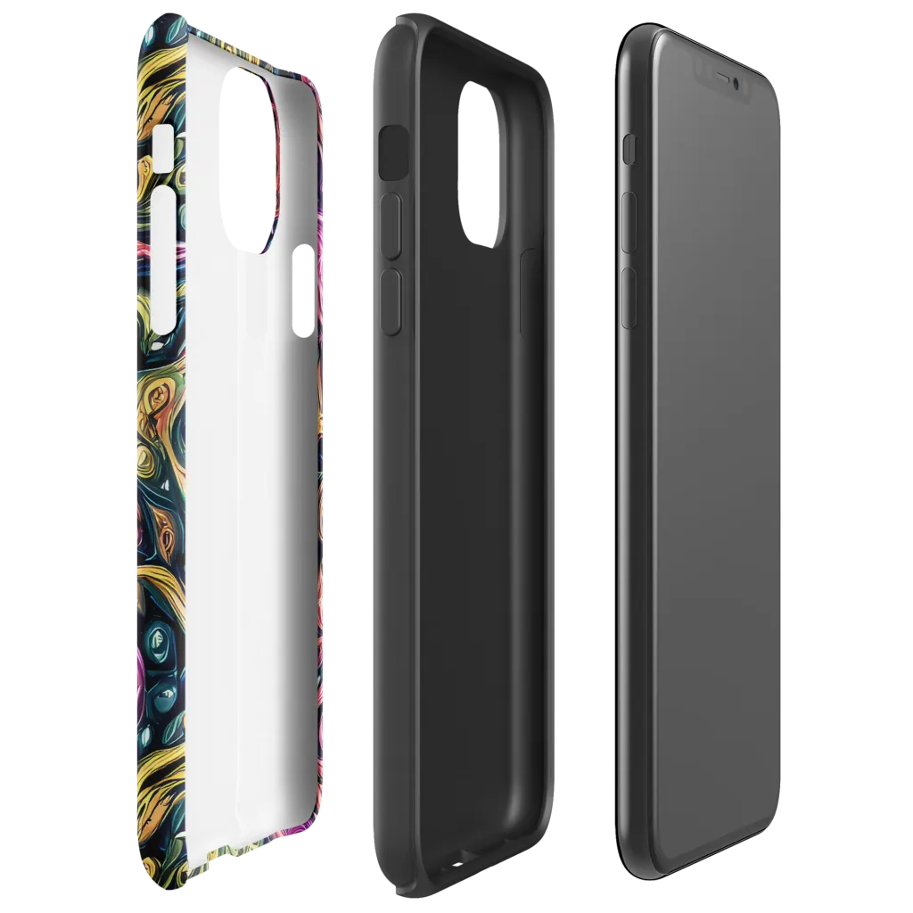Prismatic Currents on Tough Case for iPhone® — Right