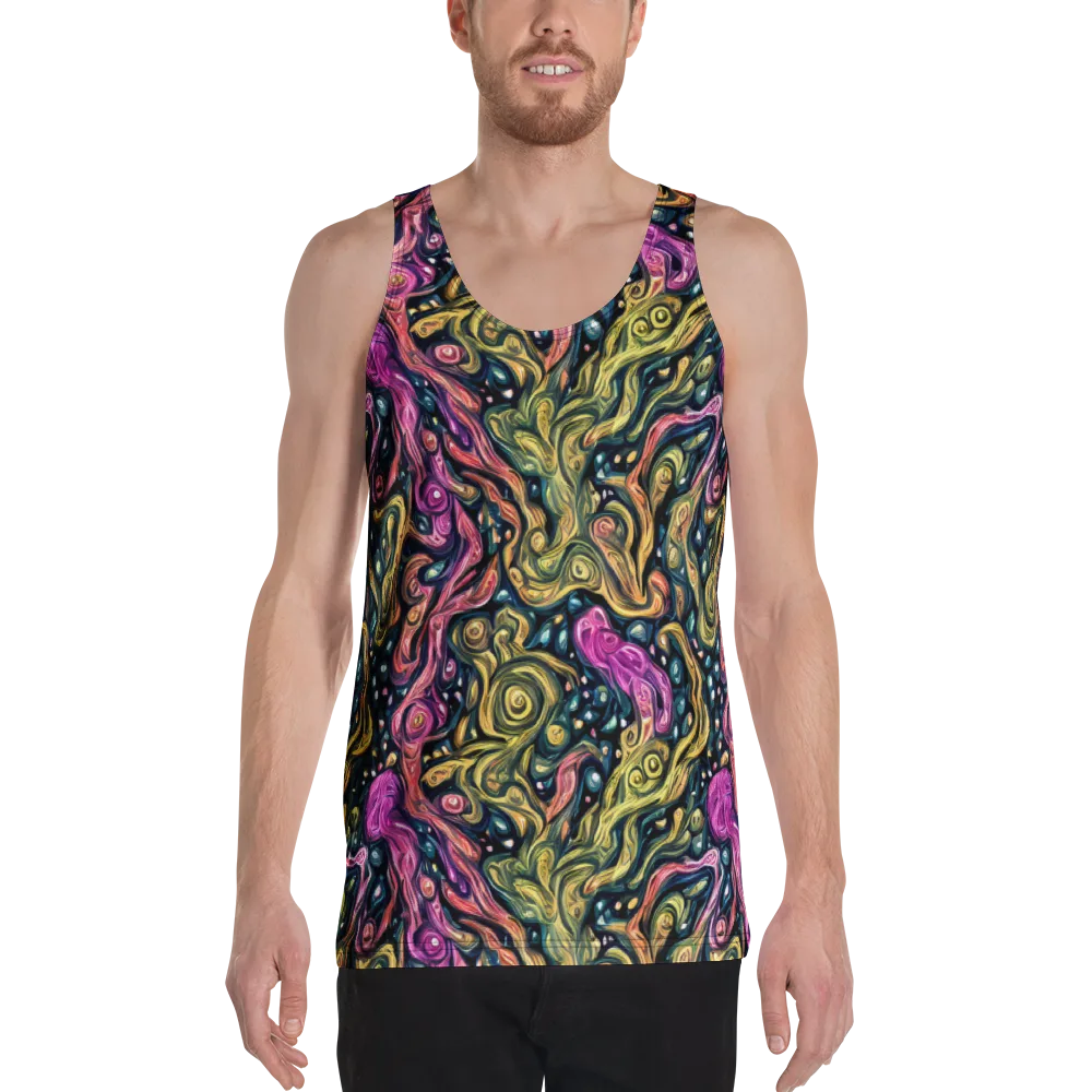 Prismatic Currents on Men's Tank Top — Front
