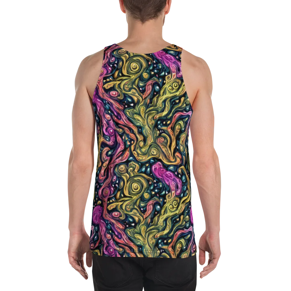 Prismatic Currents on Men's Tank Top — Back