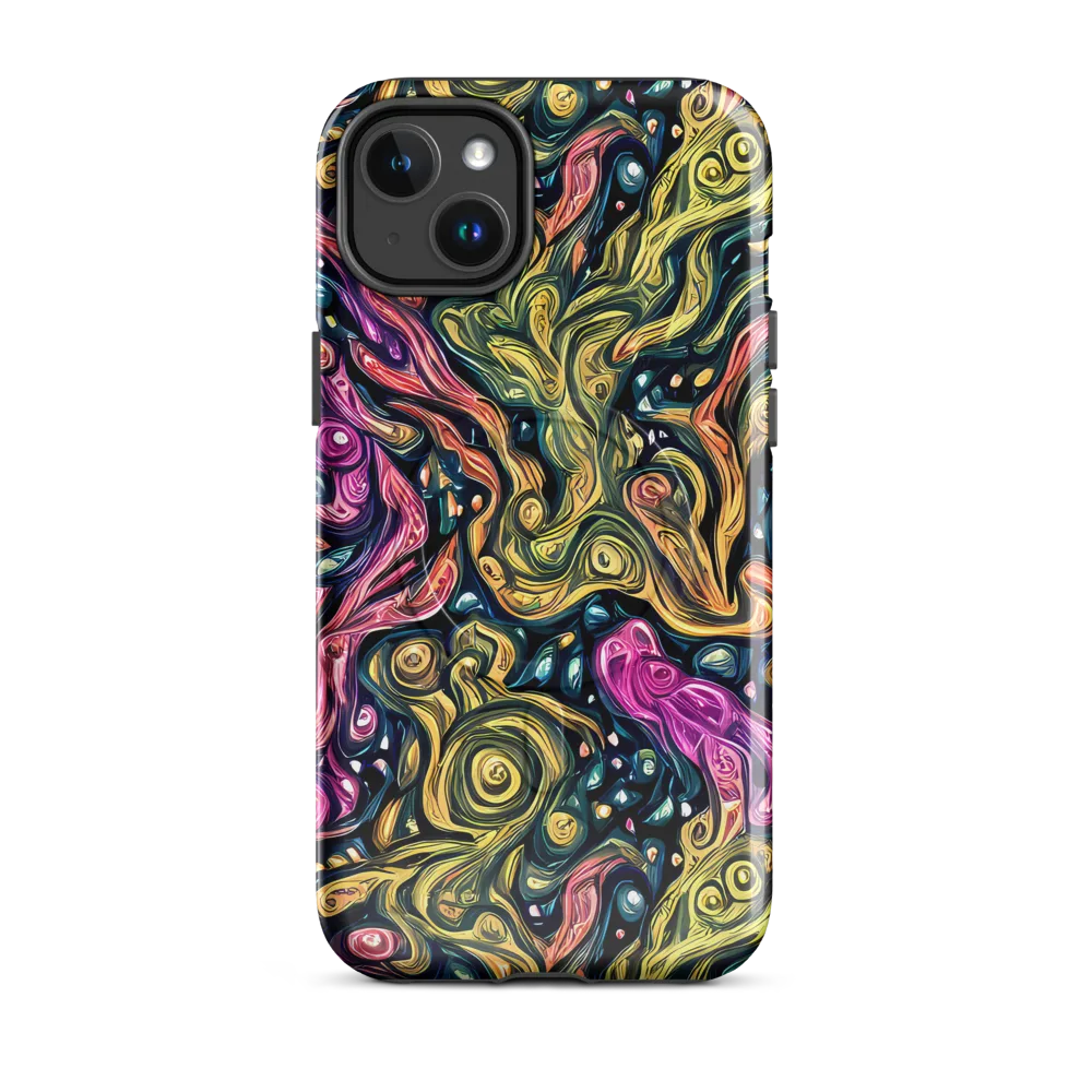 Prismatic Currents on MagSafe Tough Case for iPhone® — Front