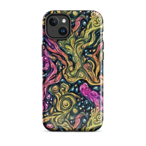 Prismatic Currents on a MagSafe Tough Case for iPhone®