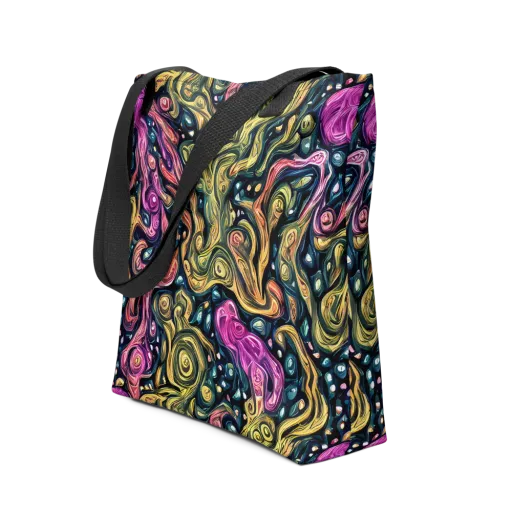 Prismatic Currents on a Tote Bag
