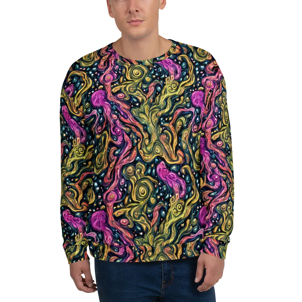 Prismatic Currents on Sweatshirt — Front