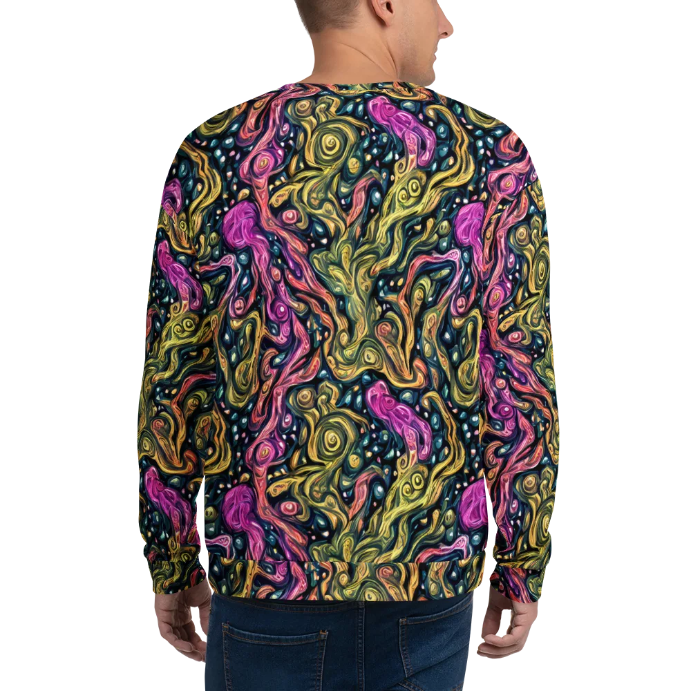 Prismatic Currents on Sweatshirt — Back