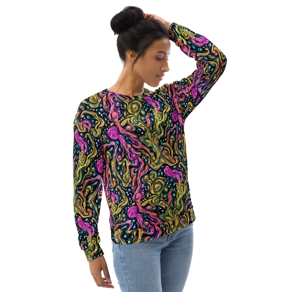 Prismatic Currents on Sweatshirt — Right Front