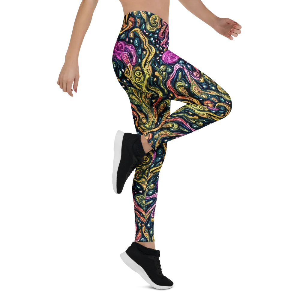 Prismatic Currents on Leggings — Right