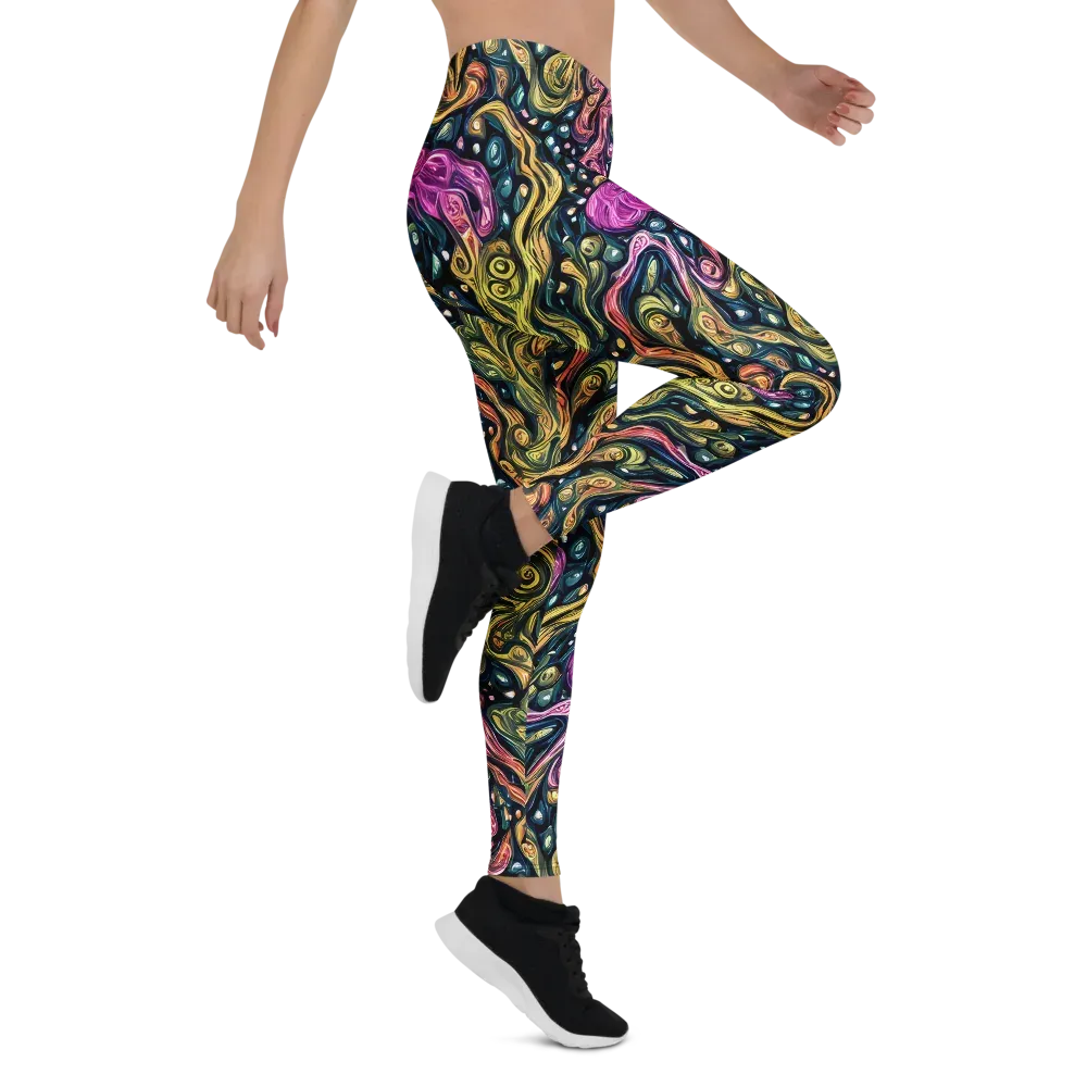 Prismatic Currents on Leggings — Right